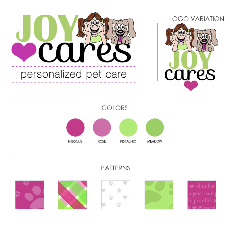 JoyCares Branding Board