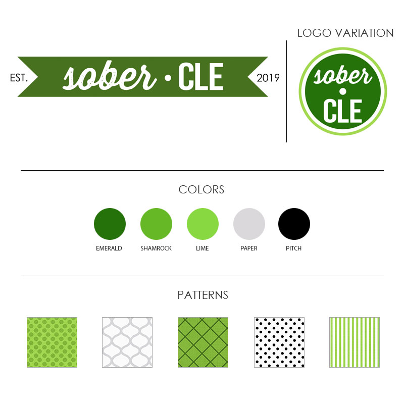 Sober CLE Branding Board